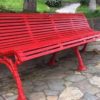 Panchine rosse in val d’Aosta