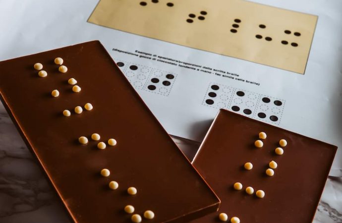 La tavoletta di cioccolato braille