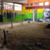 Il murales dedicato a Gino Strada